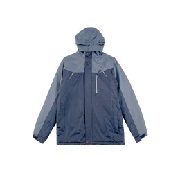 Customized black cotton windbreaker jacket, designed cuffs with Velcro elastic, thickened and velvet men's jacket, 100% polyester fiber waterproof and warm jacket SKJ097 Customized black cotton windbreaker jacket, designed cuffs with Velcro elastic, thickened and velvet men's jacket, 100% polyester fiber waterproof and warm jacket SKJ097